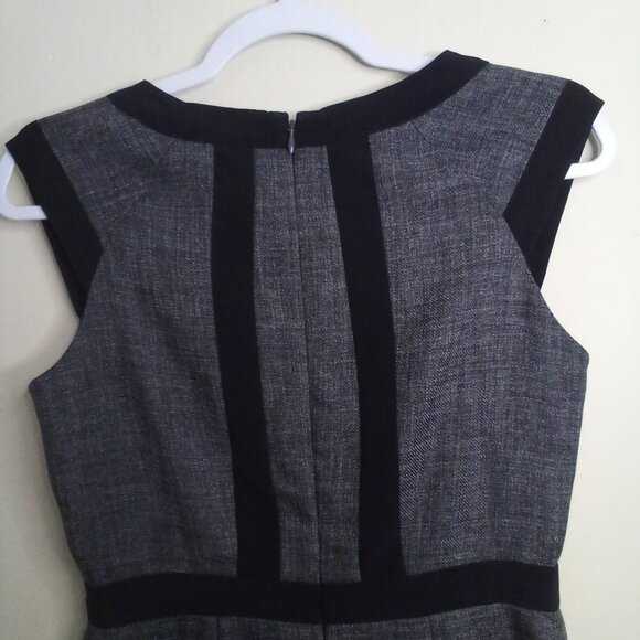 The Limited Dress Women 0 Sleeveless Classic Career Gray Black - Picture 13 of 16